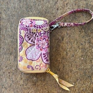 Vera Bradley Wristlet Wallet in Retired Pattern “Bali Gold”